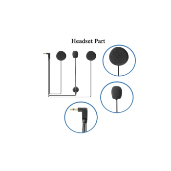 Jack Girişli 3.5mm İntercom Kulaklığı Bt31,bt22,bt35 Uyumlu Motorsiklet Kask Yedek Mikrofon ( Lisinya )