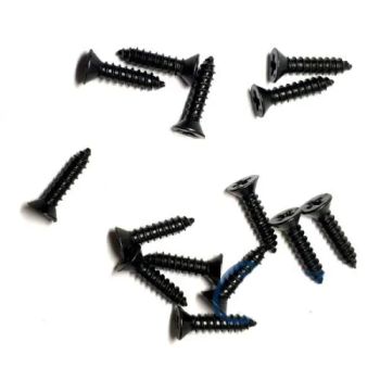 Klips, Menteşe, Ayak, Ağaç, Sunta Vidası 2,2x9,5mm - Siyah 100 Adet ( Lisinya )