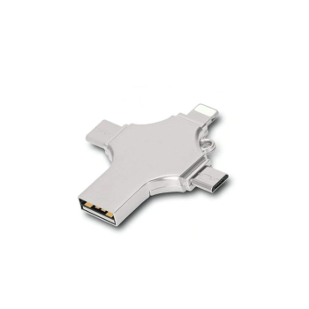 Otg 4in1 Cep Telefonu Çok Fonksiyonlu Usb Flash Bellek 64 Gb Type-c, Micro Sd Ve Kart Okuyucu ( Lisinya )