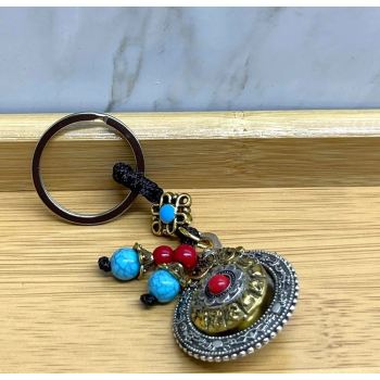 Mantra Çarkı Şans Anahtarlık Alk4465 ( Lisinya )