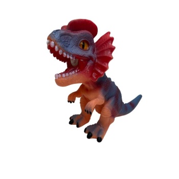 Soft Dinazor Neon Gözlü 24 Cm - LD6206B-Dilophosaurus (Lisinya)