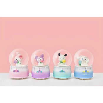 Kuromi Işıklı Kar Küresi 7 Cm Alk3397 - Lisinya