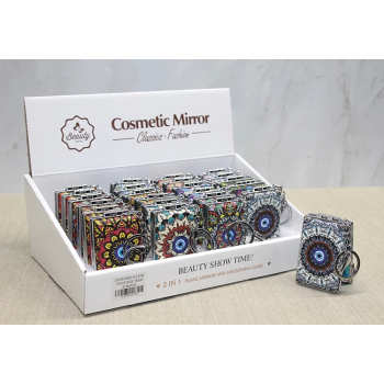 Taşlı El Aynası Anahtarlık Alk3766 - Lisinya