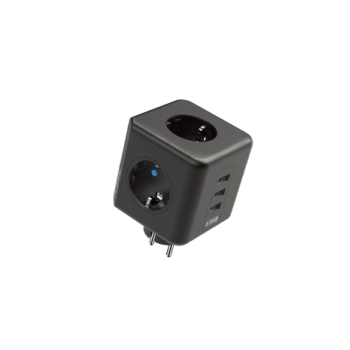 Termal Akım Korumalı Isıya Dayanıklı 3’lü Duvar Tipi Priz 3x Usb 1x Type-c ( Lisinya )