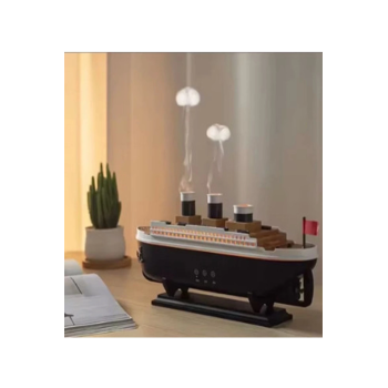 Titanic Gemi Hava Nemlendirici Işıklı Fonksiyonlu Buhar Makinesi Kumandalı ( Lisinya )