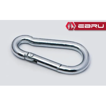 Yaylı Karabina, Çengel, Kanca 4mm - 50 Adet ( Lisinya )