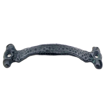 Antika Tarz Dekoratif Pirinç Anıt Mobilya, Çekmece Kulbu - 28x100 Mm, Oksit ( Lisinya )