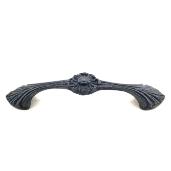 Antika Tarz Dekoratif Pirinç Göz Mobilya Kulbu - 21x127 Mm, Oksit ( Lisinya )