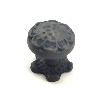 Antika Tarz Dekoratif Pirinç Anıt Mobilya, Çekmece Düğme - 25 Mm, Oksit ( Lisinya )