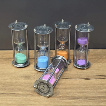 Metal 10 Dakikalık Kum Saati ( Lisinya )