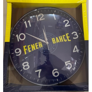 Duvar Saati Lacivert Sarı