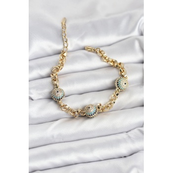 Xuping VIP Nazarlı Gold Renk Bileklik - Lisinya