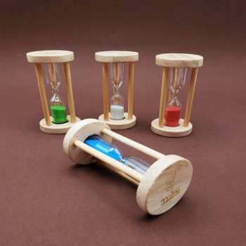 3 Dakikalık Ahşap Kum Saati ( Lisinya )