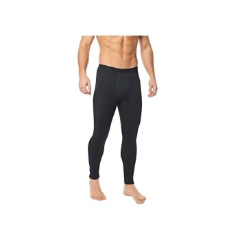 Erkek İçi Pamuklu Termal Pijama Tayt İçlik Siyah