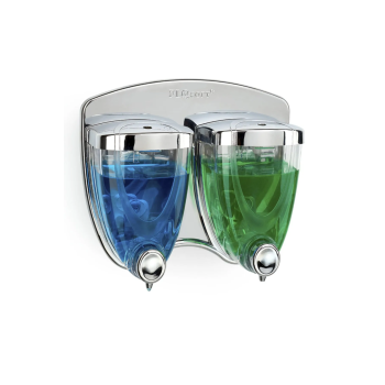 Sıvı Sabunluk Ikiz 350+350 ml Krom Kaplama Royaleks-F038