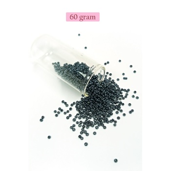 Dökme Cam Kum Boncuk (11/0) 2 mm - 60 Gram - Koyu Yeşil - BNC054