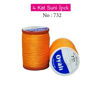 Oyalı 4 Kat Suni İpek İplik İğne Oyası Boncuk İpi Tığ Oyası No:732
