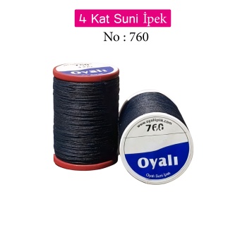 Oyalı 4 Kat Suni İpek İplik İğne Oyası Boncuk İpi Tığ Oyası No:760