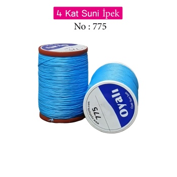 Oyalı 4 Kat Suni İpek İplik İğne Oyası Boncuk İpi Tığ Oyası No:775
