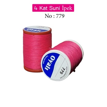 Oyalı 4 Kat Suni İpek İplik İğne Oyası Boncuk İpi Tığ Oyası No:779
