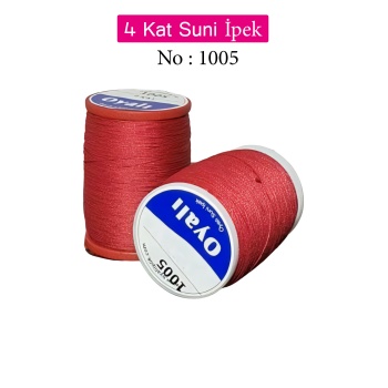 Oyalı 4 Kat Suni İpek İplik İğne Oyası Boncuk İpi Tığ Oyası No:1005