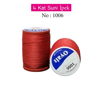 Oyalı 4 Kat Suni İpek İplik İğne Oyası Boncuk İpi Tığ Oyası No:1006