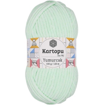 Yumurcak Kadife El Örgü İpi Su Yeşili K560