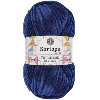 Yumurcak Kadife El Örgü İpi Lacivert K635