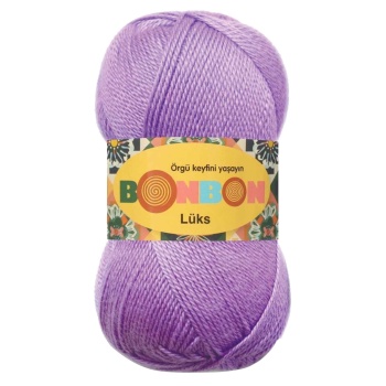 Lüks Patik İpi Yünü Lila 98275