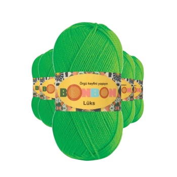 5 Adet Lüks Patik İpi Yünü Neon 98395