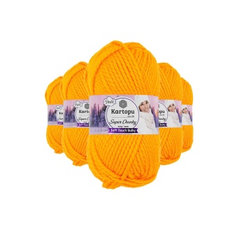 5 Adet Super Chunky Kalın Kışlık El Örgü Ipliği 100 Gr K314