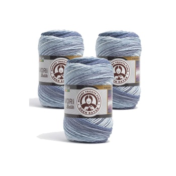 3 Adet Favori Batik El Örgü Ipliği 100 Gr 913