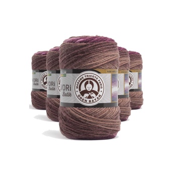 5 Adet Favori Batik El Örgü Ipliği 100 Gr 909