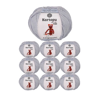 10 Adet Amigurumi El Örgü İpi 50gr 580