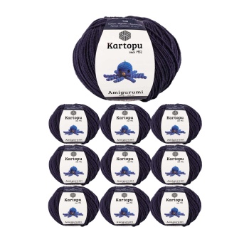 10 Adet Amigurumi El Örgü İpi 50gr 630