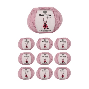 10 Adet Amigurumi El Örgü İpi 50gr 768