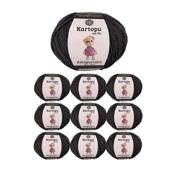 10 Adet Amigurumi El Örgü İpi 50gr 995