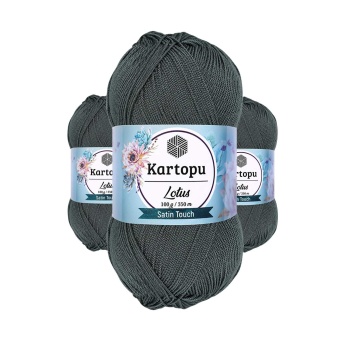 3 Adet Lotus Bikini Büstiyer Bluz Örgü İpi  K944 Füme