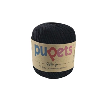 Flo Nubuk Kadife Çanta Şapka Aksesuar İpi Siyah