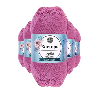 5 Adet Lotus Bikini Büstiyer Bluz Örgü İpi  K775 Leylak