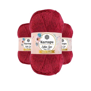 3 Adet Lotus Lux Bikini Büstiyer Bluz Simli Örgü İpi K141 Fuşya