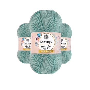 3 Adet Lotus Lux Bikini Büstiyer Bluz Simli Örgü İpi K507 Mint