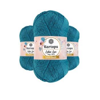 3 Adet Lotus Lux Bikini Büstiyer Bluz Simli Örgü İpi K512 Turquaz