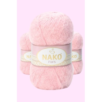 3 Adet Paris El Örgü ipi Yünü Gül 5408