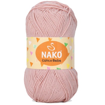 Calico Bebe Pamuklu Bebek Ve Battaniye Örgü Ipi 13283 Pudra