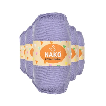 5 Adet Calico Bebe Pamuklu Bebek Ve Battaniye Örgü Ipi 13284