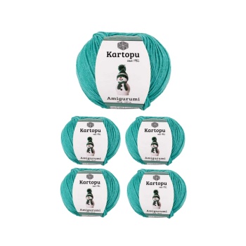 5 Adet Amigurumi El Örgü İpi 50gr 418