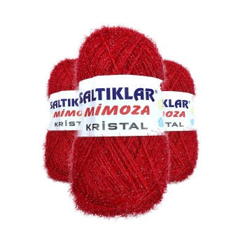 3 Adet Mimoza Kristal Işıltılı Şal Patik Yelek İpi 25