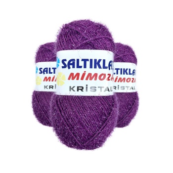 3 Adet Mimoza Kristal Işıltılı Şal Patik Yelek İpi 86