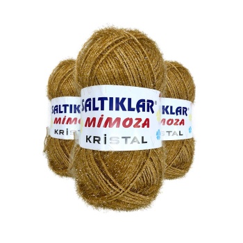 3 Adet Mimoza Kristal Işıltılı Şal Patik Yelek İpi 54